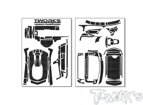 TS-069	Shiny Graphite Radio Skin Sticker  ( For Sanwa MT-5 )