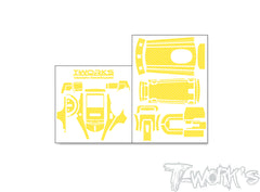 TS-072  3D Graphite  Radio Skin Sticker ( For Futaba T3PV )  6colors