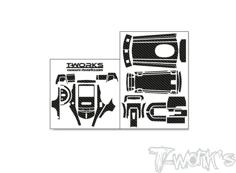 TS-073	Shiny Graphite Sticker ( For Futaba T3PV )