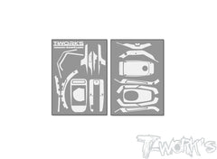 TS-074  3D Graphite Radio Skin Sticker ( For WFLY X9 )  6colors