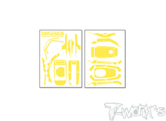 TS-074  3D Graphite Radio Skin Sticker ( For WFLY X9 )  6colors