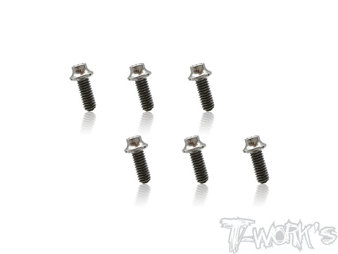 TSS-H  M2.5 64 Titanium Hex. Socket Head Screw ( 6pcs. )