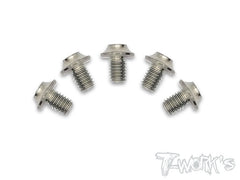 TSS-U-5 64 Titanium M3 Hex. Socket UFO Head Screw 5Pcs.