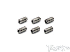 TSS-M3S   64 Titanium Hex. Socket Set Screw  6pcs.