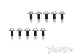 TSS-UF   M3 64 Titanium Hex. Socket UFO Flange Head Screw