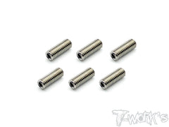 TSS-M3S   64 Titanium Hex. Socket Set Screw  6pcs.