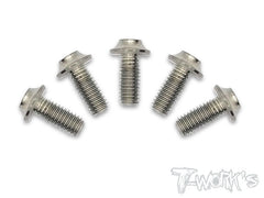TSS-U-5 64 Titanium M3 Hex. Socket UFO Head Screw 5Pcs.