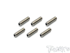 TSS-M3S   64 Titanium Hex. Socket Set Screw  6pcs.