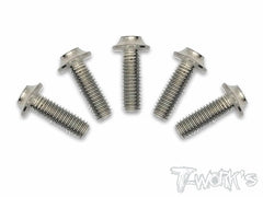 TSS-U-5 64 Titanium M3 Hex. Socket UFO Head Screw 5Pcs.