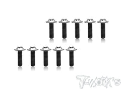 TSS-UF   M3 64 Titanium Hex. Socket UFO Flange Head Screw