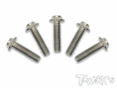 TSS-U-5 64 Titanium M3 Hex. Socket UFO Head Screw 5Pcs.