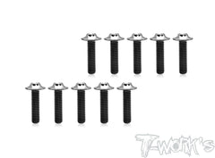 TSS-UF   M3 64 Titanium Hex. Socket UFO Flange Head Screw