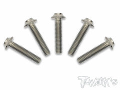 TSS-U-5 64 Titanium M3 Hex. Socket UFO Head Screw 5Pcs.