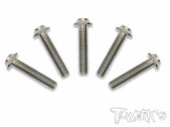 TSS-U-5 64 Titanium M3 Hex. Socket UFO Head Screw 5Pcs.