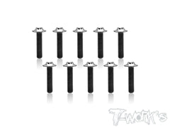 TSS-UF   M3 64 Titanium Hex. Socket UFO Flange Head Screw