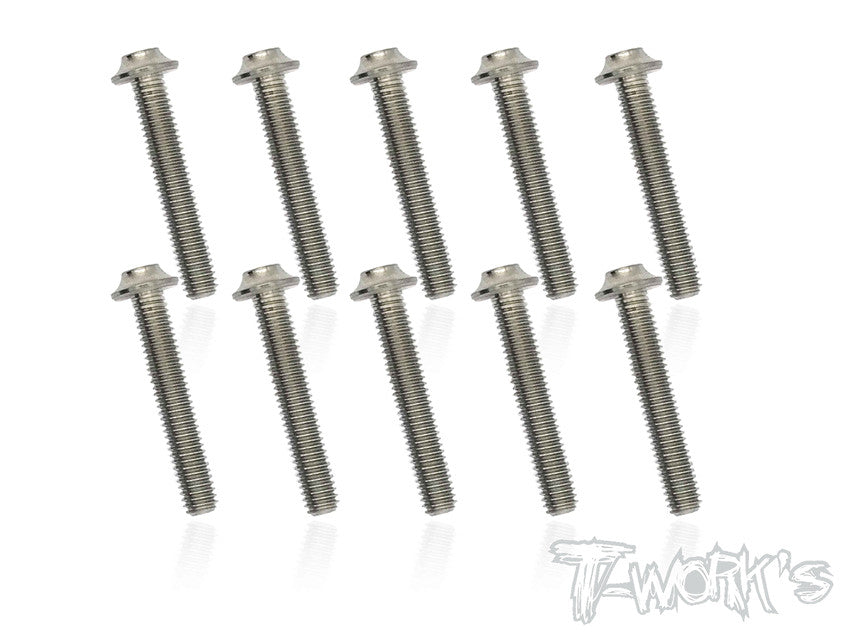 TSS-U 64 Titanium M3 Hex. Socket UFO Head Screw – T-Work's