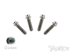 TSS-H  M3.5 64 Titanium Hex. Socket Head Screw ( 4pcs. )
