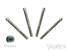 TSS-H  M3.5 64 Titanium Hex. Socket Head Screw ( 4pcs. )