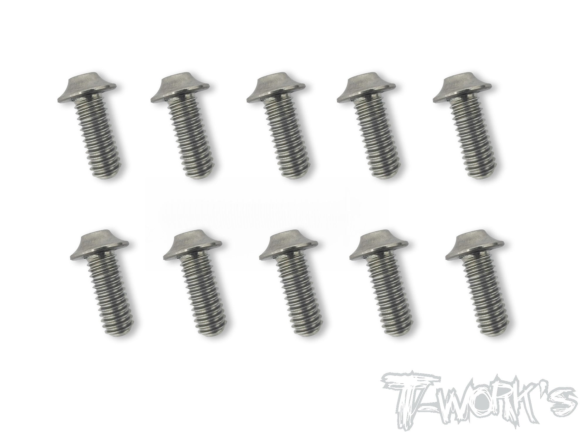 TSS-U M4 64 Titanium Hex. Socket UFO Head Screw – T-Work's
