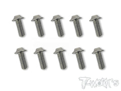 TSS-U M4 64 Titanium Hex. Socket UFO Head Screw