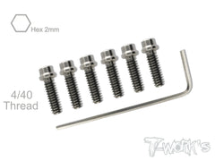 TSS-440 4/40 Screw With 2mm Hex Socket