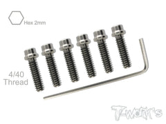 TSS-440 4/40 Screw With 2mm Hex Socket