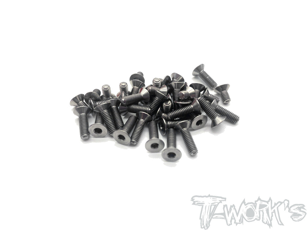TSS-BD10LC-B	64 Titanium Screw set ( Bottom )45pcs.( For Yokomo BD10 LC )