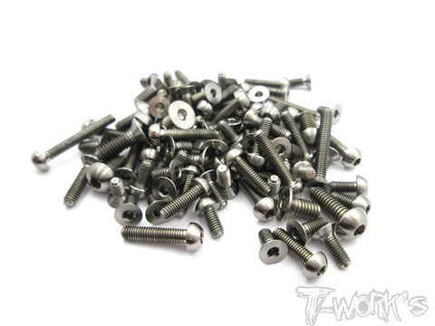 TSS-YZ-2 64 Titanium  Screw set 89pcs.(For Yokomo YZ-2)