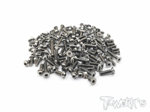 TSSU-EB410 64 Titanium Screw set ( UFO Head )102pcs.For TEKNO EB410