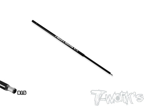 TT-026-B1.5   HSS Hex Ball Wrench Replacement Tip 1.5 x 120mm