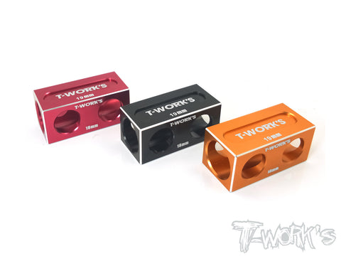 TT-050 18/19mm  Anti Tweak Block ( For Yokomo BD9/BD11/ BD12/Xray T4  )
