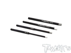 TT-072-H HSS Hex Wrench Replacement Tip 0.05/1.5/2.0/2.5/3.0 x 60mm