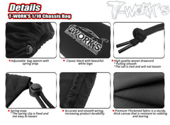 TT-115-A     T-WORK'S 1/10 Chassis Bag (30x50cm）