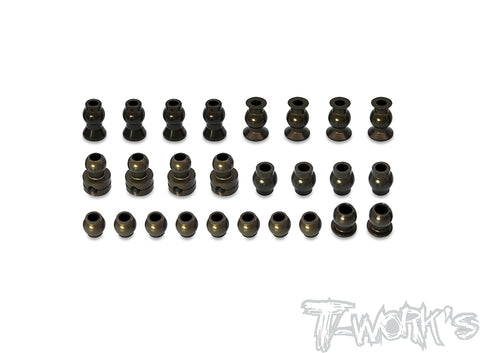 TO-315  7075-T6 Hard Coated Alum. Ball Set ( For Hong Nor X3 GTX E /  X3 GTS'23 )26 pcs.