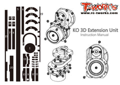 TS-035M Metal Chrome Radio Skin Sticker (For KO 3D Extension Unit)